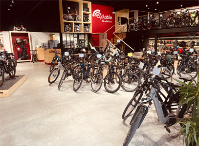 Intérieur magasin de vélos Béthune